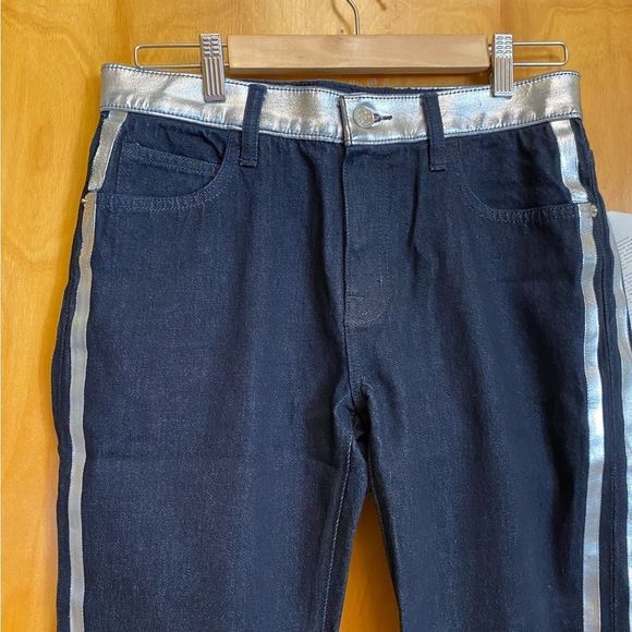 Current Elliott The Fling High Rise Jeans/ Silver color Womens SIZES, 27 - Picture 5 of 8